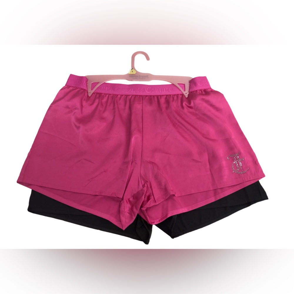 NEW! Juicy Couture Satin Finish Sleep Shorts - 2 Pack - SIZES S, M & L